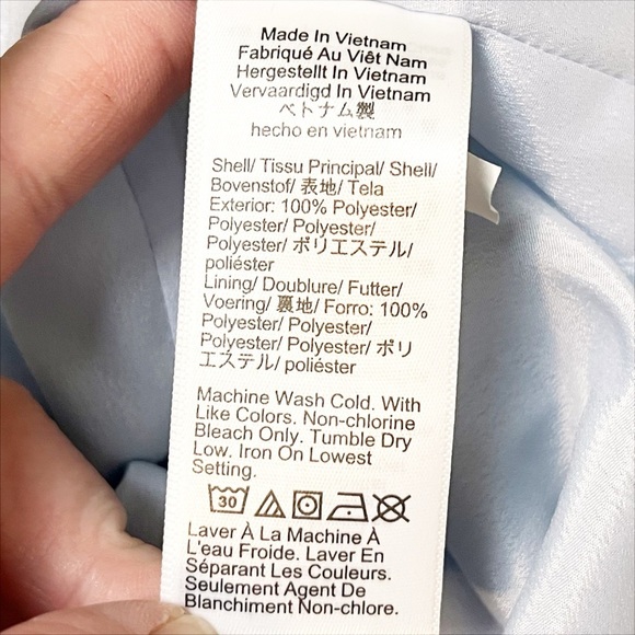 J. Crew Ruffle Trim Short Sleeve Top Hyacinth Fields XS blue floral blouse flowy - Picture 10 of 12